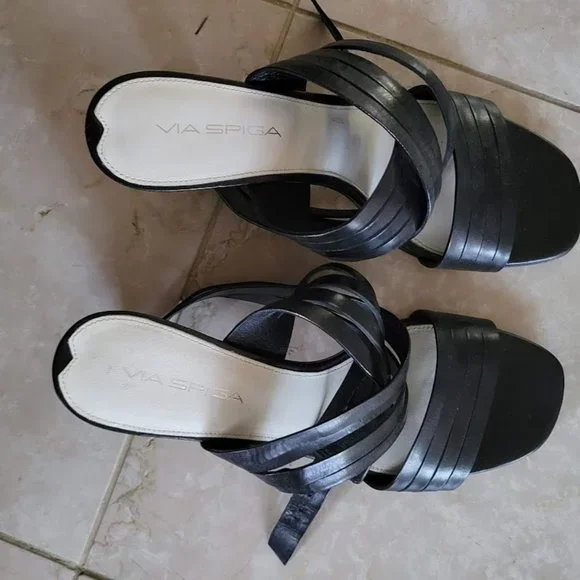 Via Spiga black sandals - Picture 1 of 4